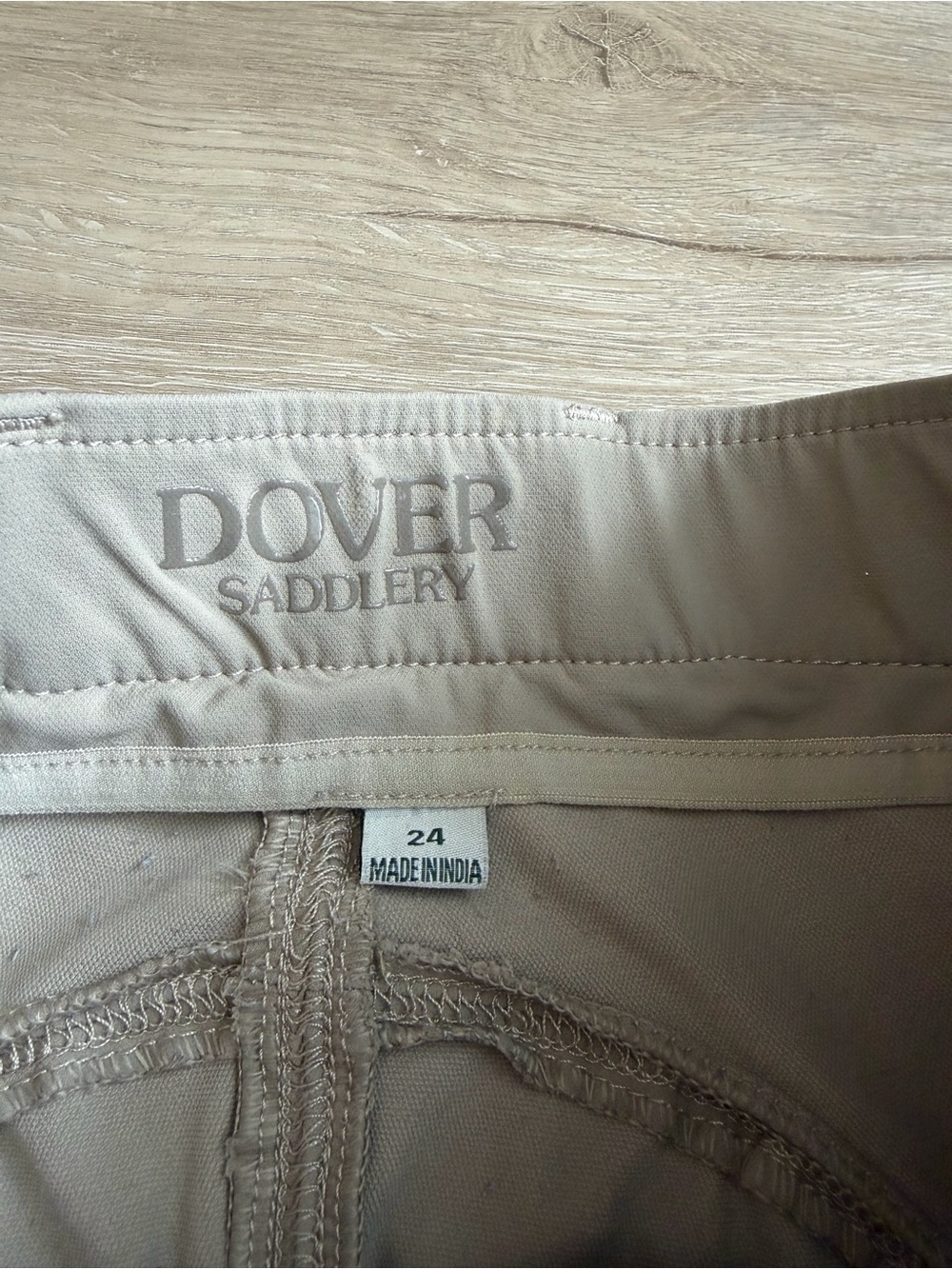 Dover Saddlery Women's Beige Riding Breeches SZ 24 - Picture 4 of 10